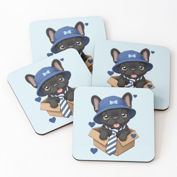 Item preview, Special Delivery Black French Bulldog Suprise designed and sold by Rosie's Wildflower Boutique.