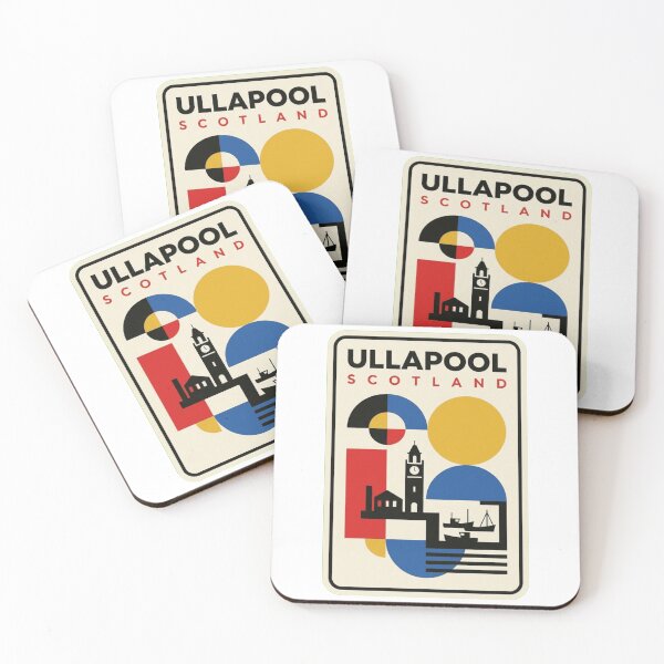 Item preview, Retro Ullapool Bauhaus Geometric Skyline designed and sold by k3rstman1.