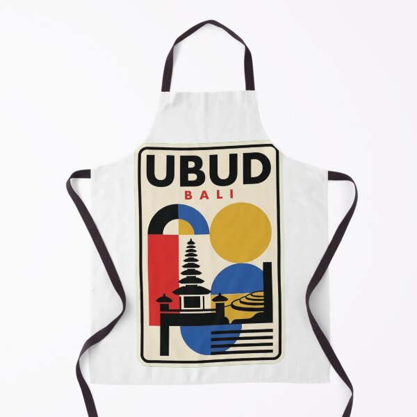 Item preview, Retro Ubud Bauhaus Geometric Skyline designed and sold by k3rstman1.