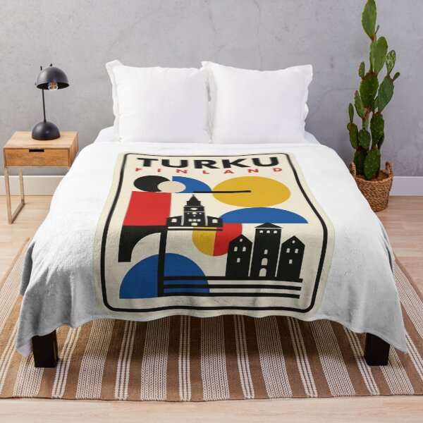 Item preview, Retro Turku Bauhaus Geometric Skyline designed and sold by k3rstman1.