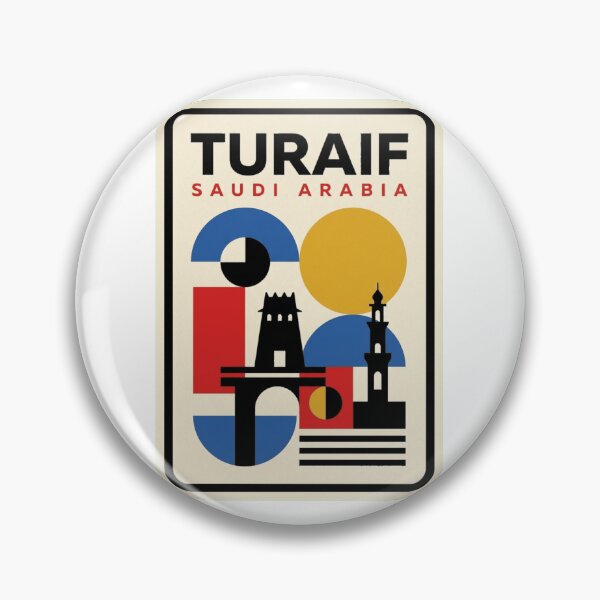 Item preview, Retro Turaif Bauhaus Geometric Skyline designed and sold by k3rstman1.
