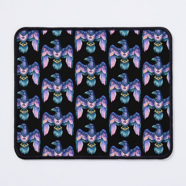 Item preview, Meditative Raven - Mystical Watercolor Bird Design Pattern designed and sold by scicilysimonee.