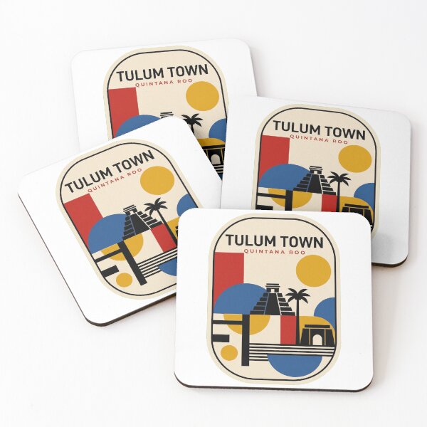 Item preview, Retro Tulum Town Bauhaus Geometric Skyline designed and sold by k3rstman1.