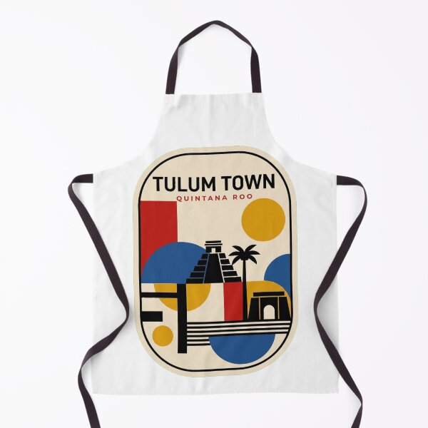 Item preview, Retro Tulum Town Bauhaus Geometric Skyline designed and sold by k3rstman1.