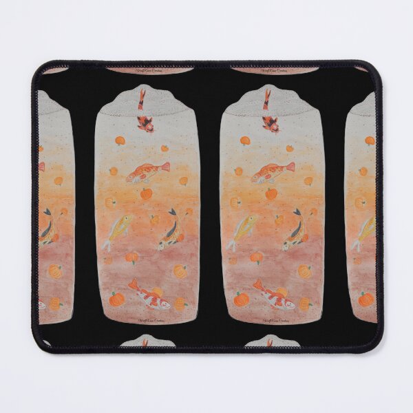 Item preview, Pumpkin spice latte koi glass watercolor  designed and sold by WolfRaven Creations.