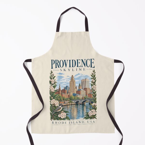 Item preview, Providence Skyline, Providence, USA [Vintage Illustration] designed and sold by elektronen.