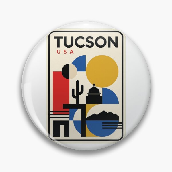 Item preview, Retro Tucson Bauhaus Geometric Skyline designed and sold by k3rstman1.