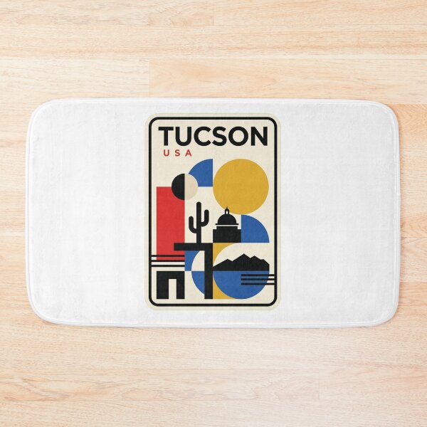Item preview, Retro Tucson Bauhaus Geometric Skyline designed and sold by k3rstman1.