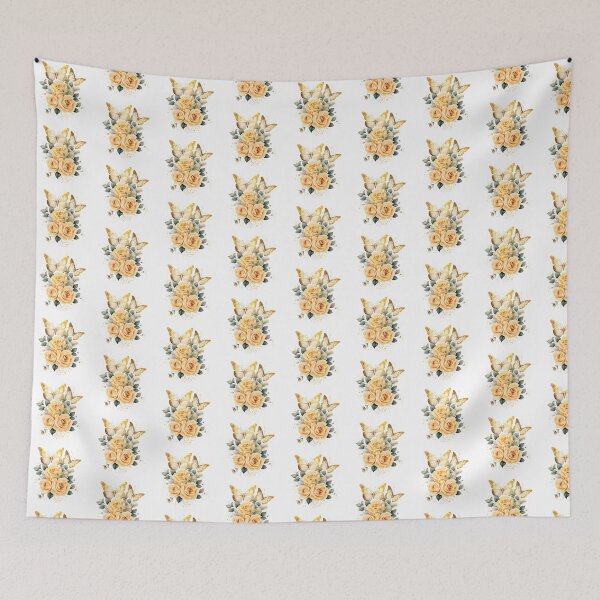 Item preview, Golden Rose Butterfly | Elegant Floral Aesthetic Art designed and sold by Mandayartstudio.
