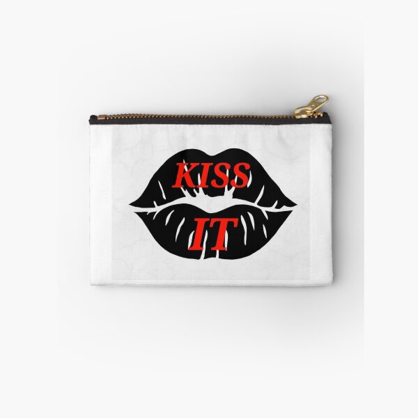 Item preview, KISS IT bold red lips design designed and sold by DottsSpot.