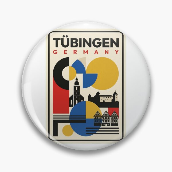 Item preview, Retro Tübingen Bauhaus Geometric Skyline designed and sold by k3rstman1.