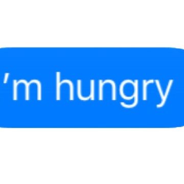 Artwork thumbnail, I'm Hungry Text by Regina Donato