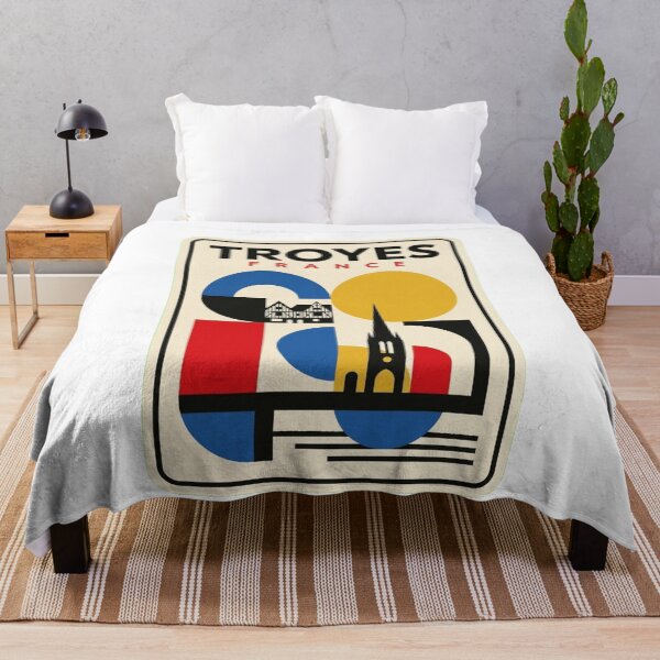 Item preview, Retro Troyes Bauhaus Geometric Skyline designed and sold by k3rstman1.