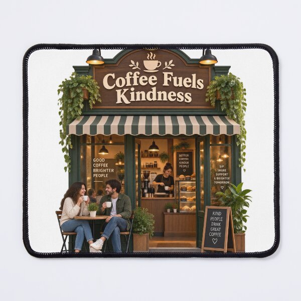 Item preview, Coffee Fuels Kindness designed and sold by Mystik-Media.