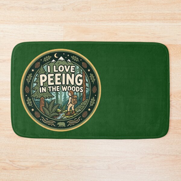Item preview, I Love Peeing in the Woods - Funny Nature Camper Hiking designed and sold by FrozenFits.