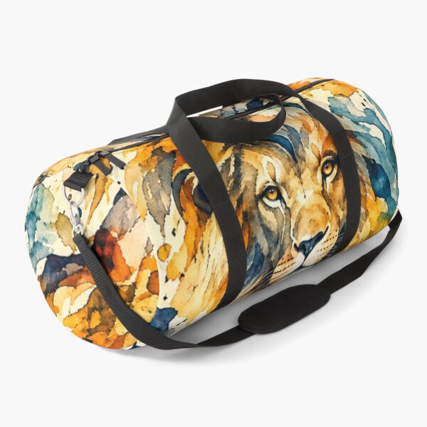 Item preview, Vibrant Lion Mane Abstract Watercolor Seamless Pattern designed and sold by optimusprime39.