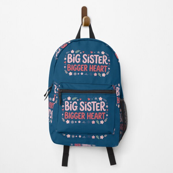 Item preview, Big Sister Bigger Heart | Cute Big Sister Announcement Floral Heart Gift For Big Sister designed and sold by Yassinejayed.