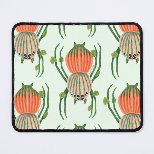 Item preview, Pumpkin spider in colored pencil designed and sold by WolfRaven Creations.