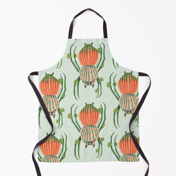 Item preview, Pumpkin spider in colored pencil designed and sold by WolfRaven Creations.