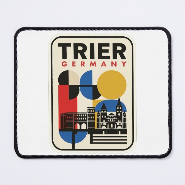 Item preview, Retro Trier Bauhaus Geometric Skyline designed and sold by k3rstman1.