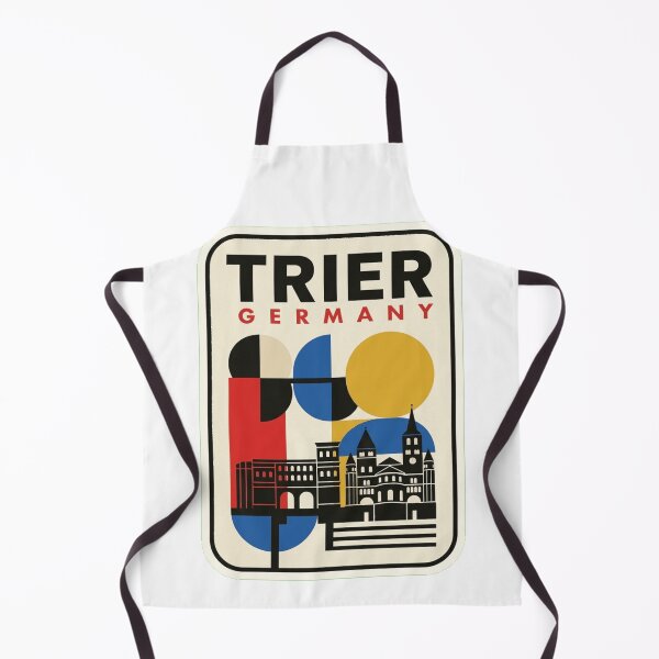 Item preview, Retro Trier Bauhaus Geometric Skyline designed and sold by k3rstman1.