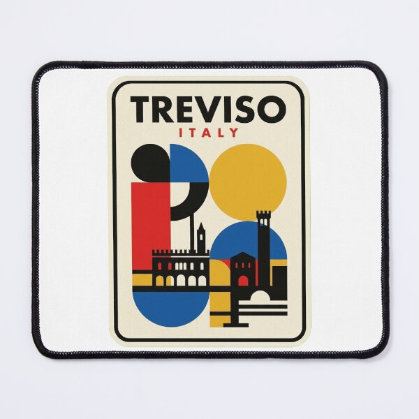 Item preview, Retro Treviso Bauhaus Geometric Skyline designed and sold by k3rstman1.