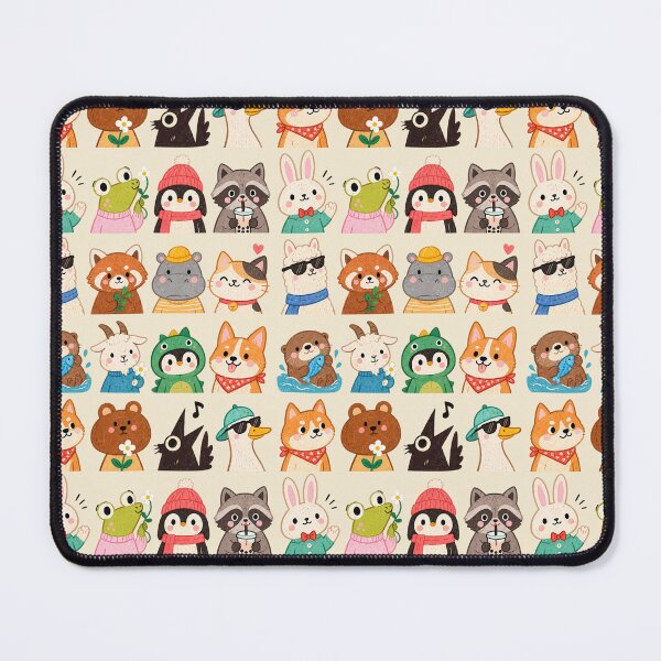 Item preview, Cute Pastel Animal Friends – Kawaii Cartoon Animal Sticker Collection designed and sold by StickerJas.