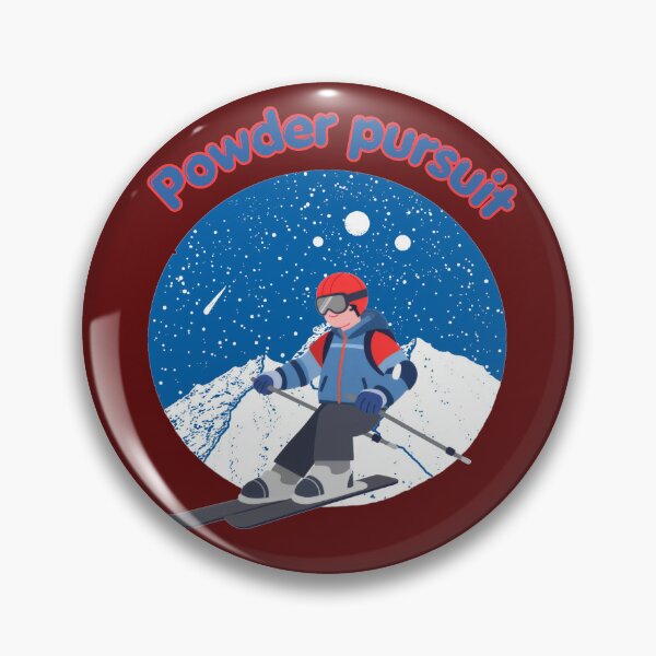 Item preview, Powder Pursuit – Winter Skiing and Snowboard Mountain Adventure Art designed and sold by Evelashop.
