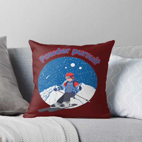 Item preview, Powder Pursuit – Winter Skiing and Snowboard Mountain Adventure Art designed and sold by Evelashop.