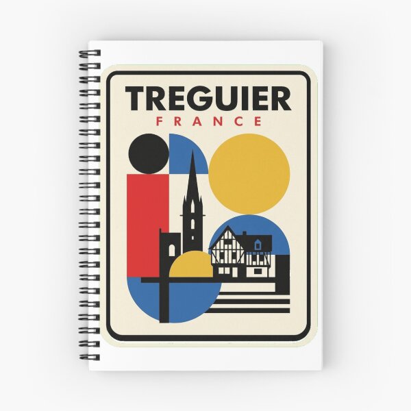 Item preview, Retro Treguier Bauhaus Geometric Skyline designed and sold by k3rstman1.