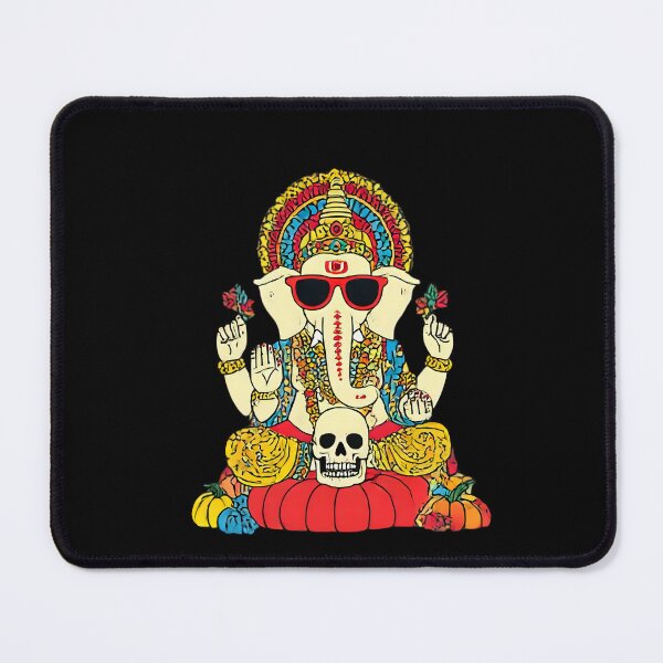 Item preview, Cool Elephant Halloween Red Pumpkin Skull Blessing Pop Art designed and sold by PANNARUK THAILAND.