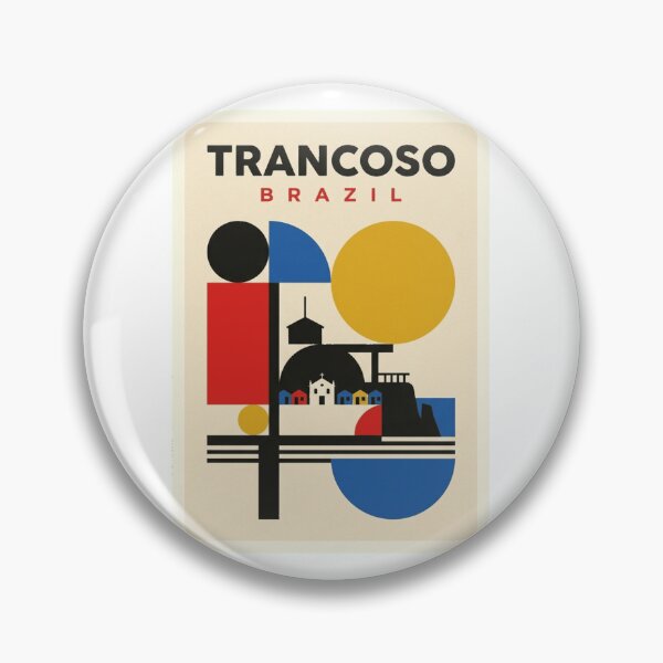 Item preview, Retro Trancoso Bauhaus Geometric Skyline designed and sold by k3rstman1.