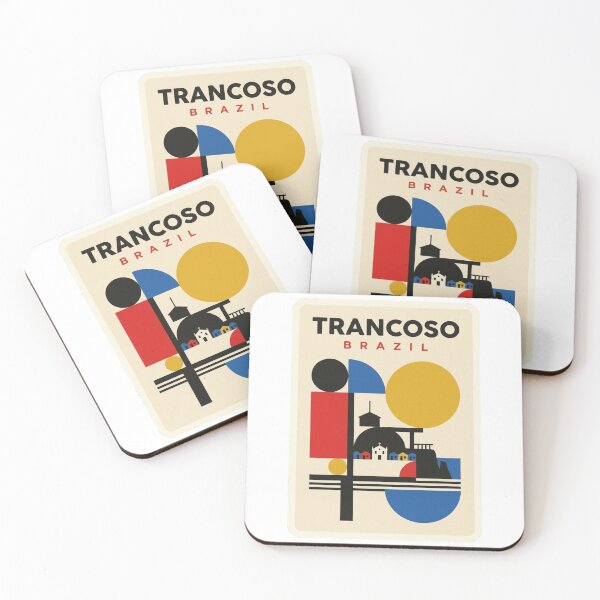 Item preview, Retro Trancoso Bauhaus Geometric Skyline designed and sold by k3rstman1.