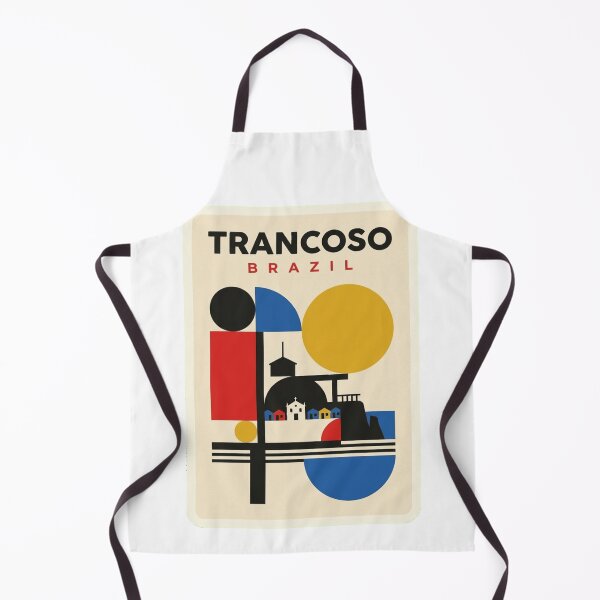 Item preview, Retro Trancoso Bauhaus Geometric Skyline designed and sold by k3rstman1.