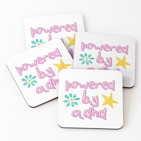 Item preview, Powered by ADHD (Pink) designed and sold by hazywares.