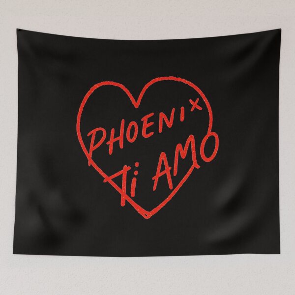 Item preview, Phoenix Ti Amo Red Heart Sketchy Love  designed and sold by Doublettadraw.