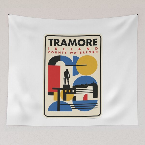 Item preview, Retro Tramore Bauhaus Geometric Skyline designed and sold by k3rstman1.