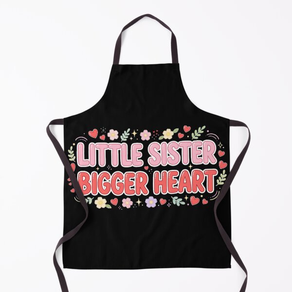 Item preview, Little Sister Bigger Heart Pink Floral Cute Sister Gift designed and sold by Yassinejayed.