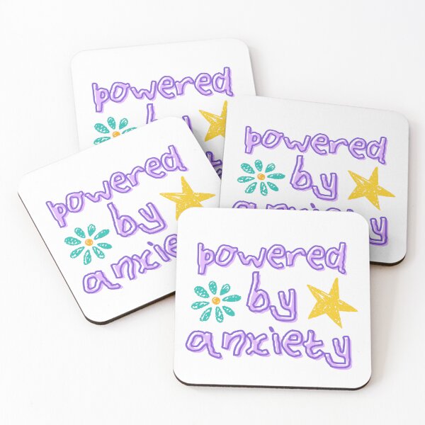 Item preview, Powered by Anxiety (Purple) designed and sold by hazywares.