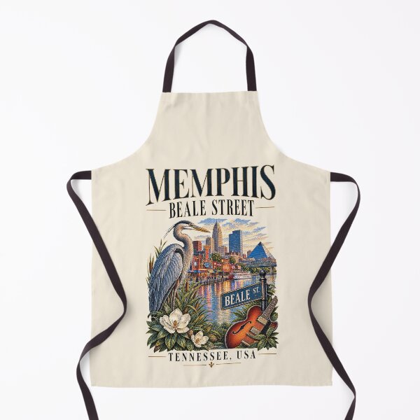 Item preview, Memphis Beale Street, Memphis, USA [Vintage Illustration] designed and sold by elektronen.