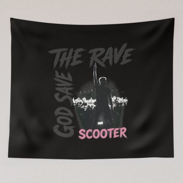 Item preview, God Save Scooter The Rave Music  designed and sold by Doublettadraw.