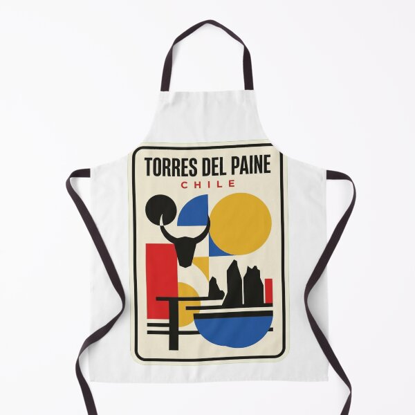 Item preview, Retro Torres Del Paine Bauhaus Geometric Skyline designed and sold by k3rstman1.