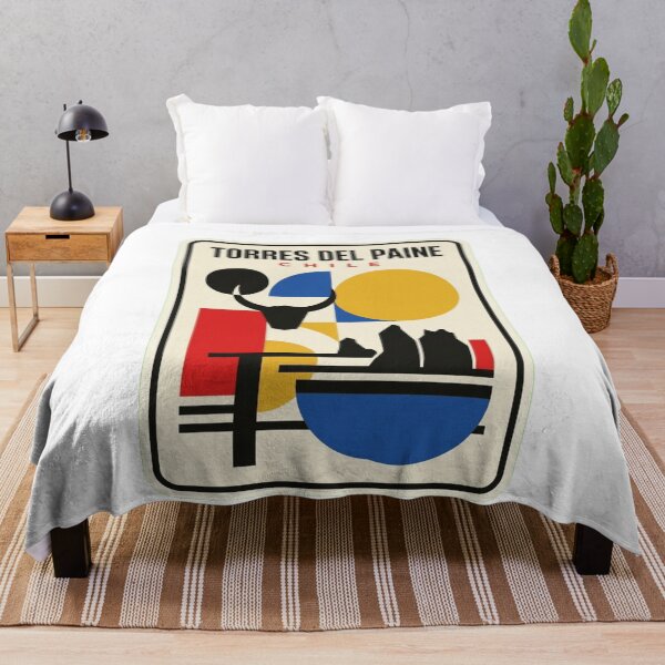 Item preview, Retro Torres Del Paine Bauhaus Geometric Skyline designed and sold by k3rstman1.