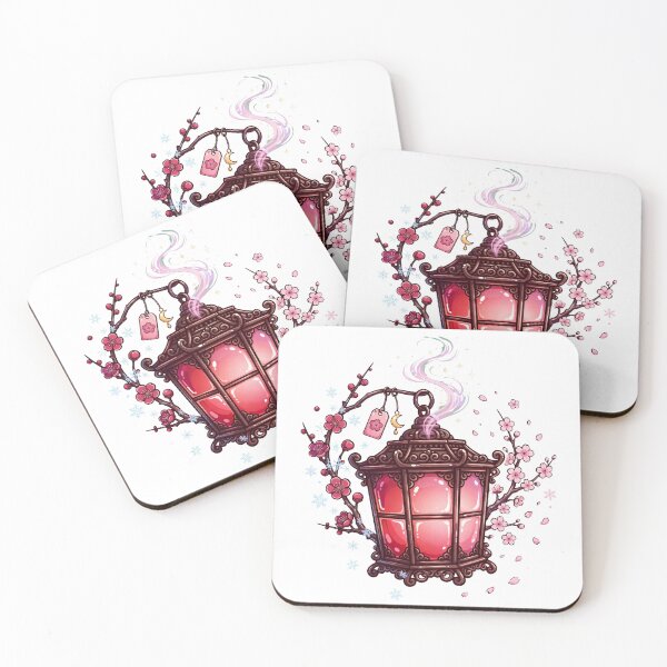 Item preview, Sakura Plum Blossom Lantern designed and sold by LunaGlow Studio.