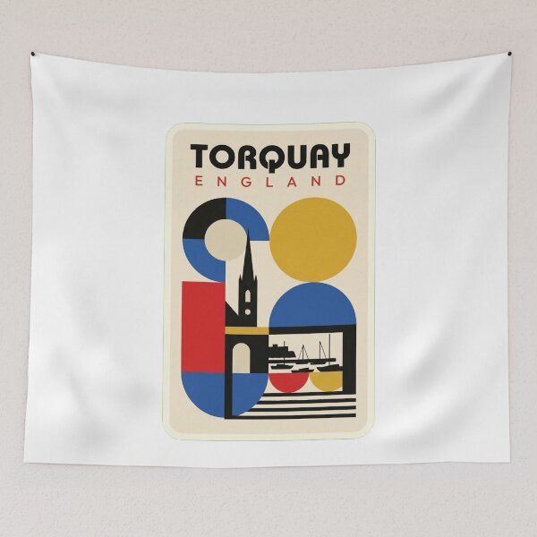 Item preview, Retro Torquay Bauhaus Geometric Skyline designed and sold by k3rstman1.