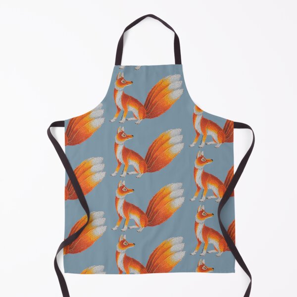 Item preview, Pumpkin spice kitsune colored pencil designed and sold by WolfRaven Creations.