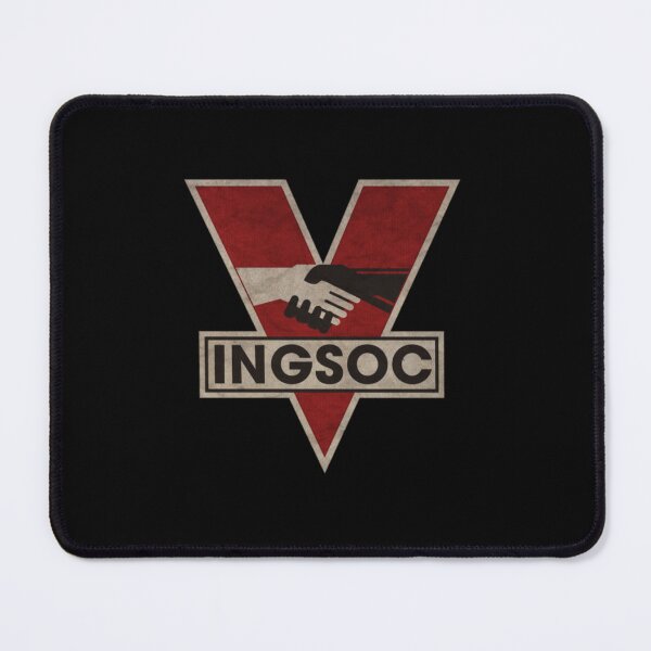 Item preview, Dystopian Retro Handshake Geometric V Badge designed and sold by maingocfxnzc.