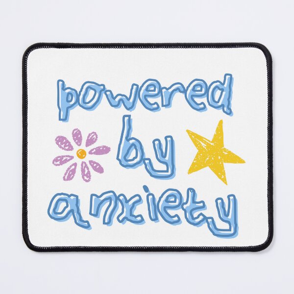 Item preview, Powered by Anxiety (Blue) designed and sold by hazywares.