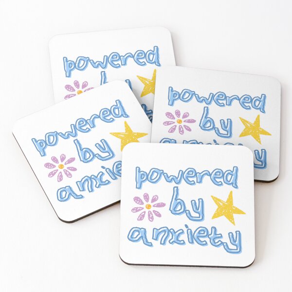 Item preview, Powered by Anxiety (Blue) designed and sold by hazywares.