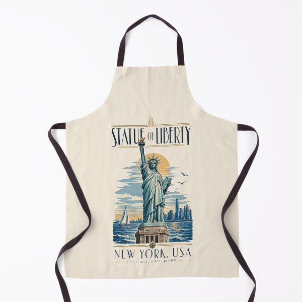 Item preview, Statue of Liberty, New York, USA [Art Deco Illustration] designed and sold by elektronen.